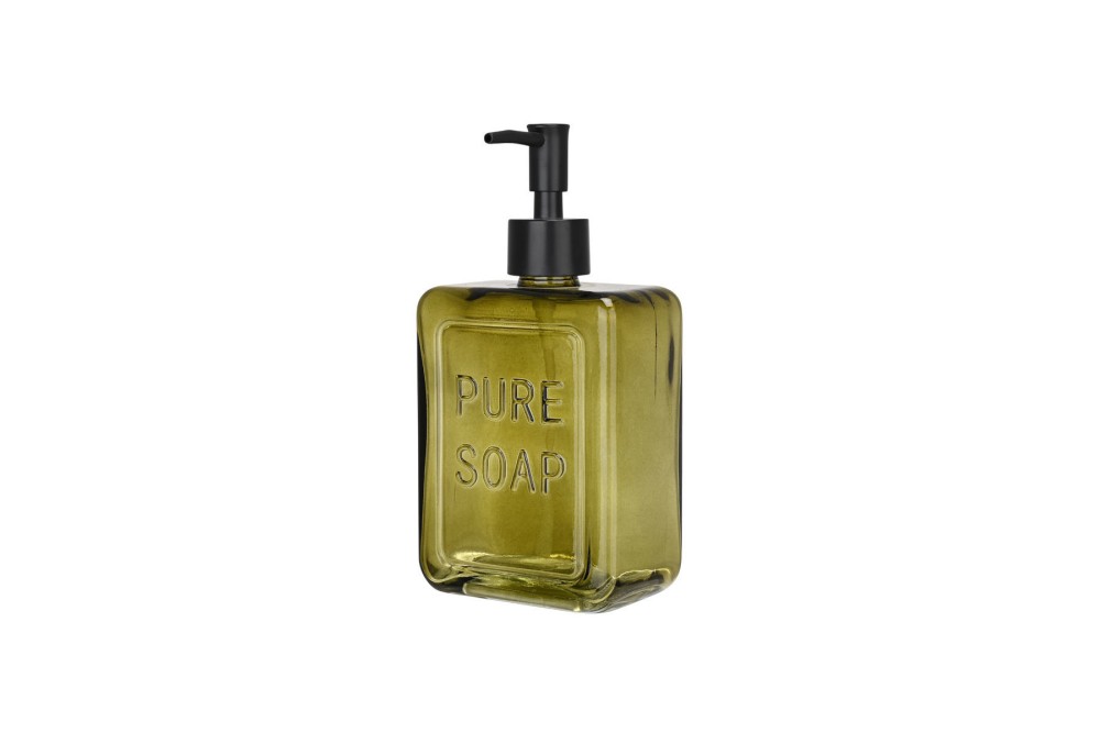 ESTIA ΑΝΤΛΙΑ ΣΑΠΟΥΝΙΟΥ PURE SOAP ΓΥΑΛΙΝΗ 520ml ΠΡΑΣΙΝΗ
