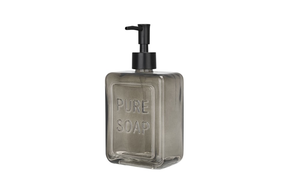 ESTIA ΑΝΤΛΙΑ ΣΑΠΟΥΝΙΟΥ PURE SOAP ΓΥΑΛΙΝΗ 520ml ΓΚΡΙ