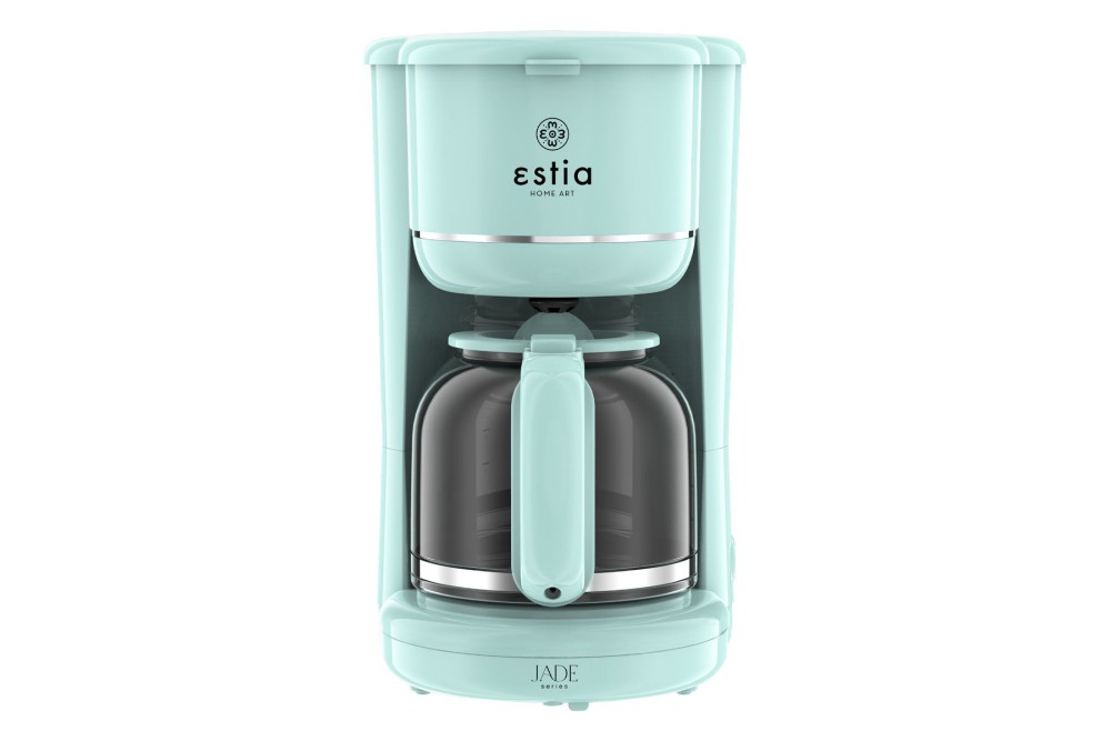 ESTIA ΚΑΦΕΤΙΕΡΑ ΦΙΛΤΡΟΥ JADE ΠΛΑΣΤΙΚΗ 900w ΜΕ ΓΥΑΛΙΝΗ ΚΑΝΑΤΑ 1.5lt