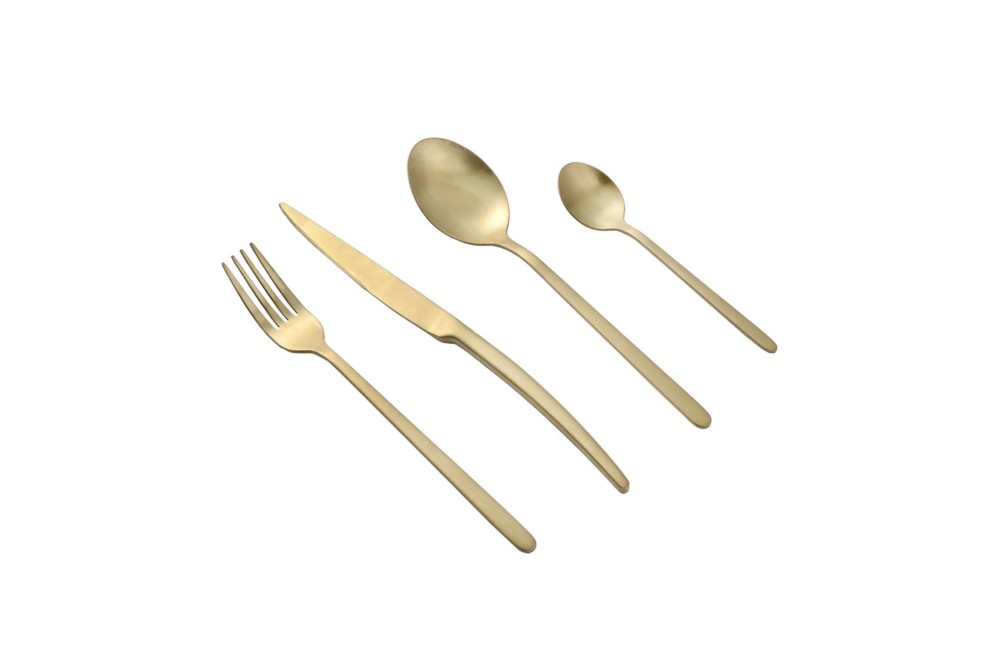 ESTIA ΣΕΤ ΜΑΧΑΙΡΟΠΙΡΟΥΝΑ CHAMPANGE ΑΝΟΞΕΙΔΩΤΟ ΑΤΣΑΛΙ 18/0 24 ΤΕΜ.