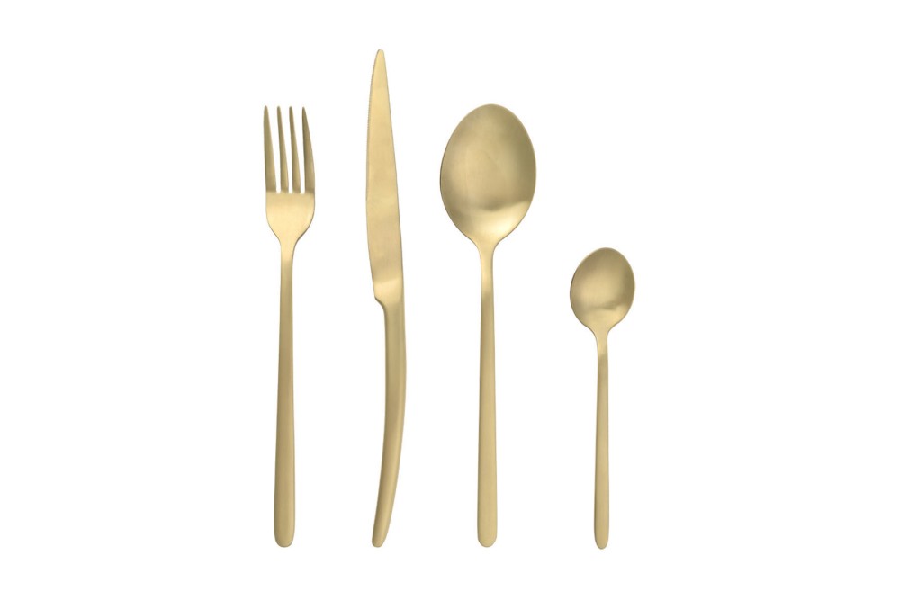 ESTIA ΣΕΤ ΜΑΧΑΙΡΟΠΙΡΟΥΝΑ CHAMPANGE ΑΝΟΞΕΙΔΩΤΟ ΑΤΣΑΛΙ 18/0 24 ΤΕΜ.