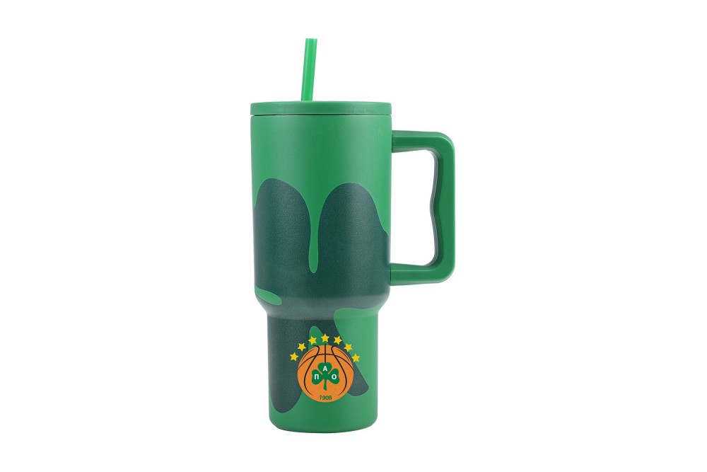 ESTIA STRAW TUMBLER XL StA 900ml PANATHINAIKOS BC