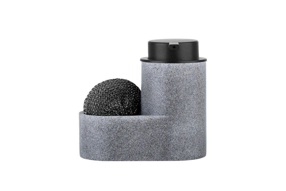 ESTIA ΑΝΤΛΙΑ ΣΑΠΟΥΝΙΟΥ ΠΙΑΤΩΝ ΜΕ ΜΑΥΡΟ ΣΦΟΥΓΓΑΡΑΚΙ ΓΚΡΙ