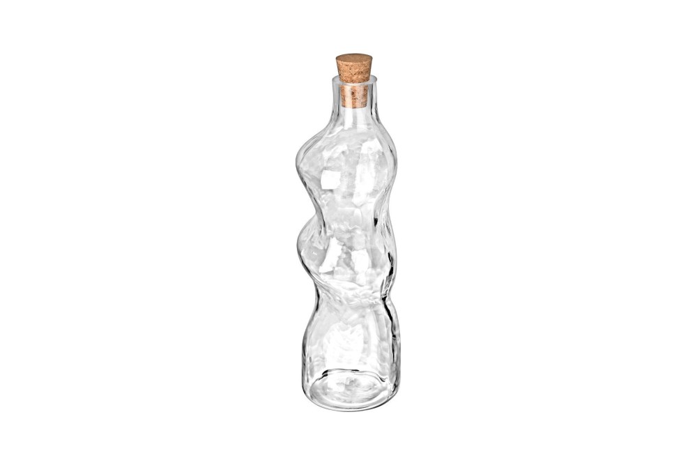 ESTIA ΜΠΟΥΚΑΛΙ ΓΥΑΛΙΝΟ SWAY 1000ml ΜΕ ΚΑΠΑΚΙ ΦΕΛΛΟΥ