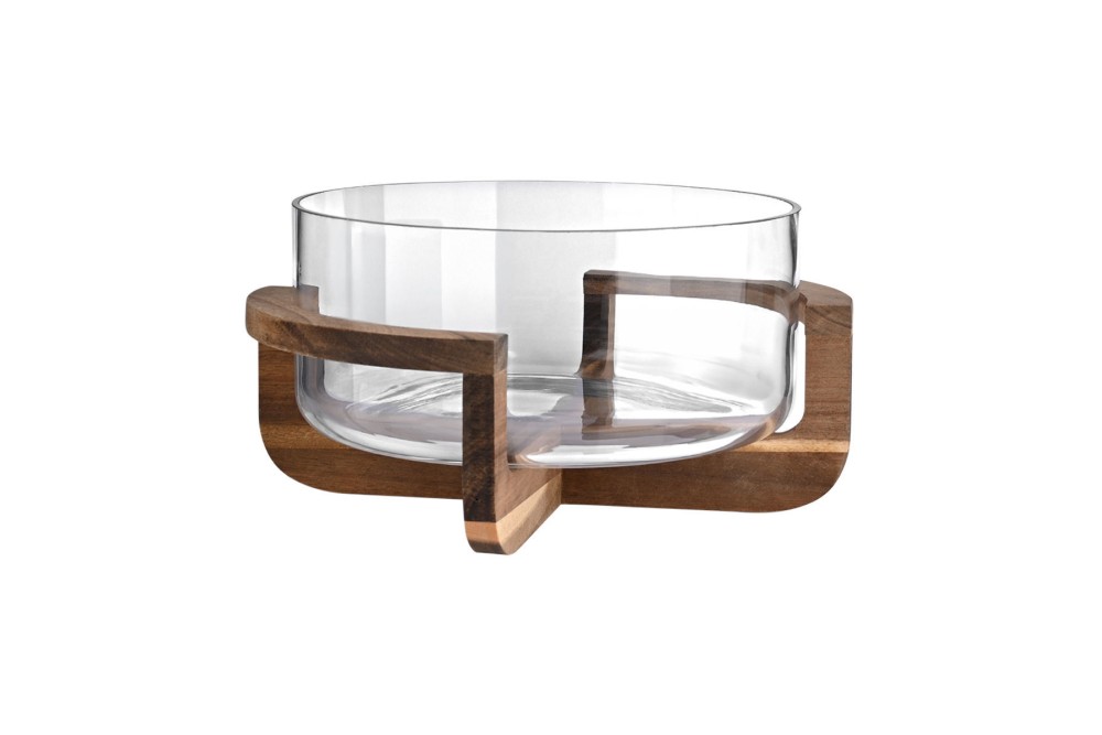 ESTIA ΣΑΛΑΤΙΕΡΑ ALLURE ΜΕ ΞΥΛΙΝΗ ΒΑΣΗ 30CM