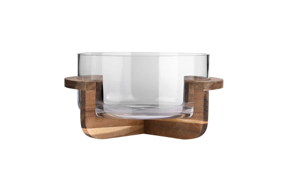 ESTIA ΣΑΛΑΤΙΕΡΑ ALLURE ΜΕ ΞΥΛΙΝΗ ΒΑΣΗ 30CM