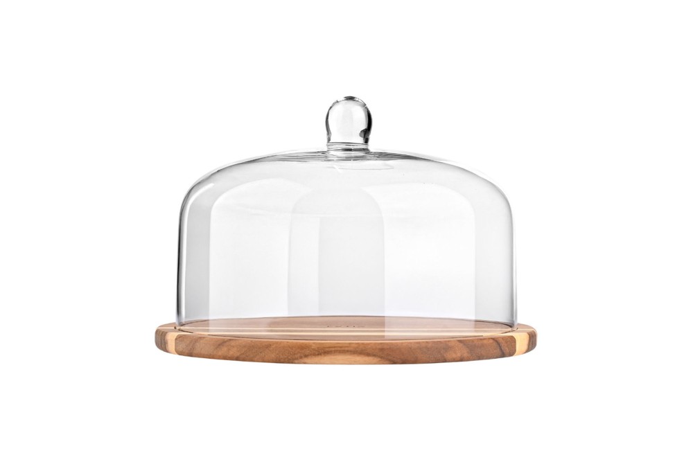 ESTIA ΤΟΥΡΤΙΕΡΑ ALLURE 30cm ΜΕ ΓΥΑΛΙΝΟ ΚΑΠΑΚΙ