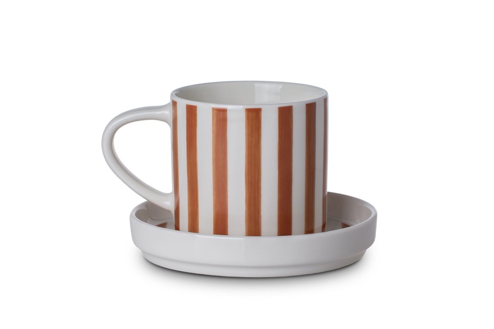 ESTIA ΚΟΥΠΑ HAND LINES NEW BONE 300ml ΚΑΦΕ ΜΕ ΠΙΑΤΑΚΙ