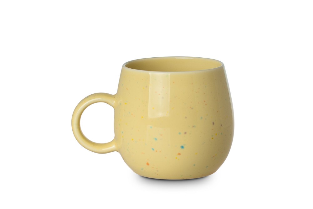 ESTIA ΚΟΥΠΑ SPECKLE POP NEW BONE 480ml ΚΙΤΡΙΝΗ