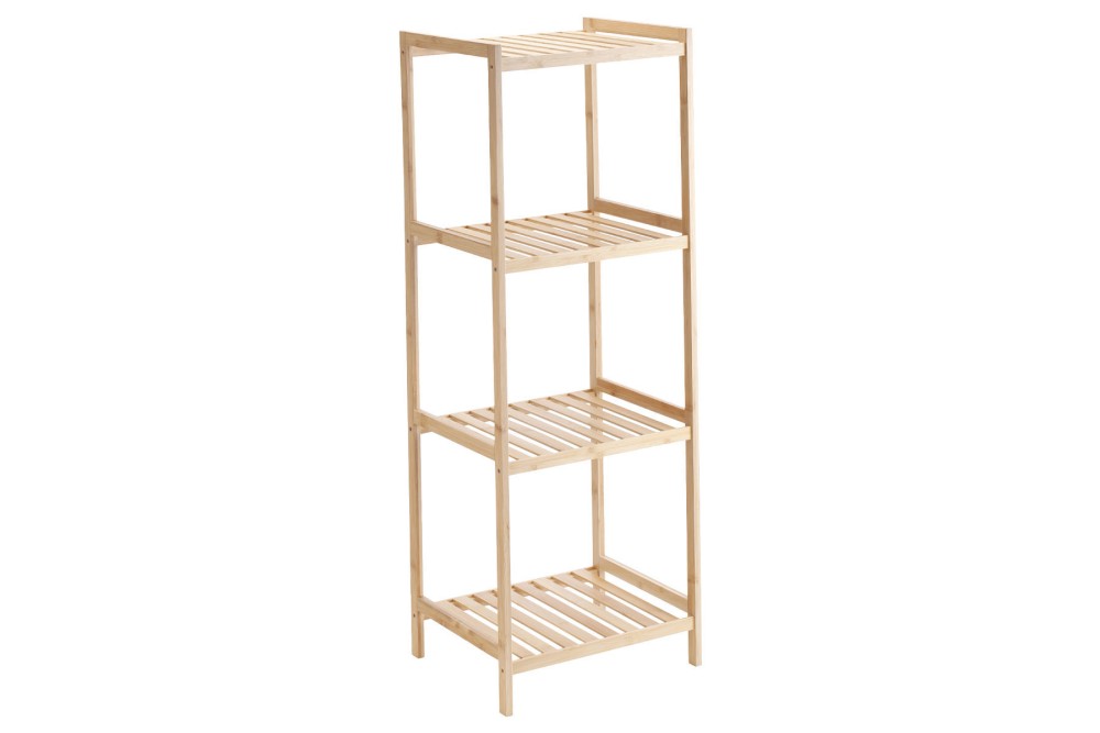 ESTIA ΡΑΦΙΕΡΑ ΔΑΠΕΔΟΥ ΒΑΜΒΟΟ ESSENTIALS ΜΕ 4 ΡΑΦΙΑ