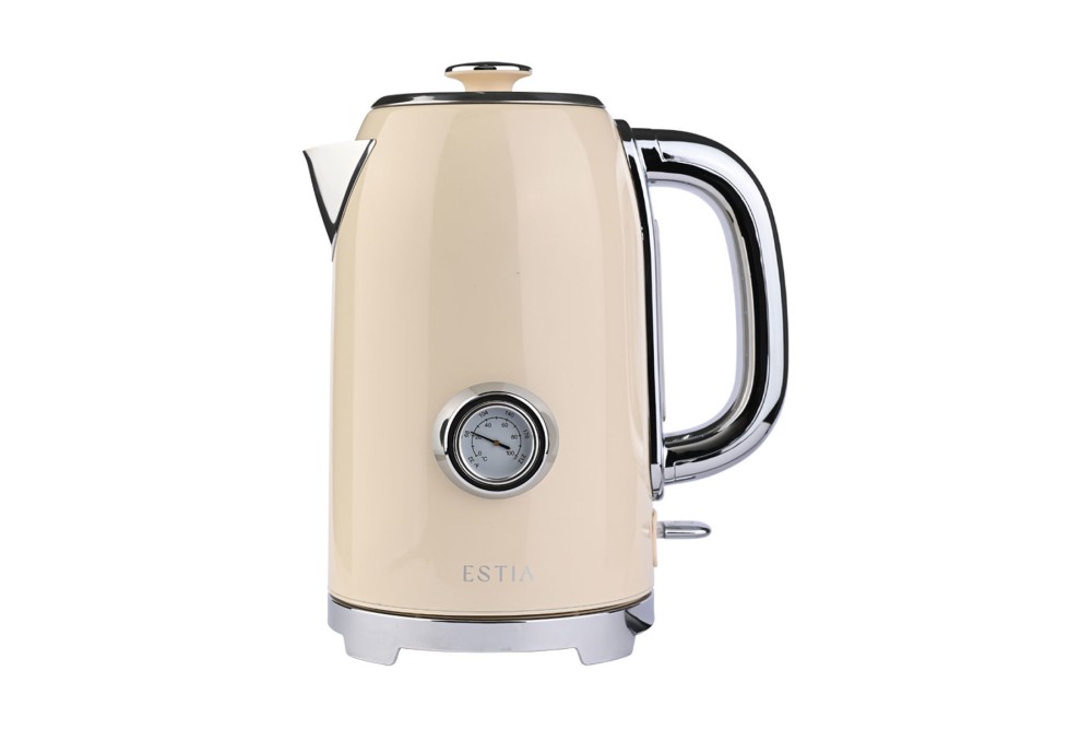 ESTIA ΒΡΑΣΤΗΡΑΣ RETRO EPOQUE ΑΝΟΞΕΙΔΩΤΟΣ 2200w 1.7lt ΚΡΕΜ