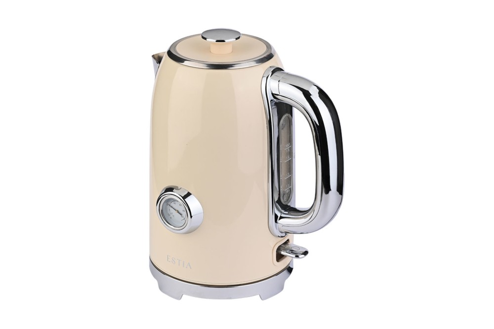 ESTIA ΒΡΑΣΤΗΡΑΣ RETRO EPOQUE ΑΝΟΞΕΙΔΩΤΟΣ 2200w 1.7lt ΚΡΕΜ