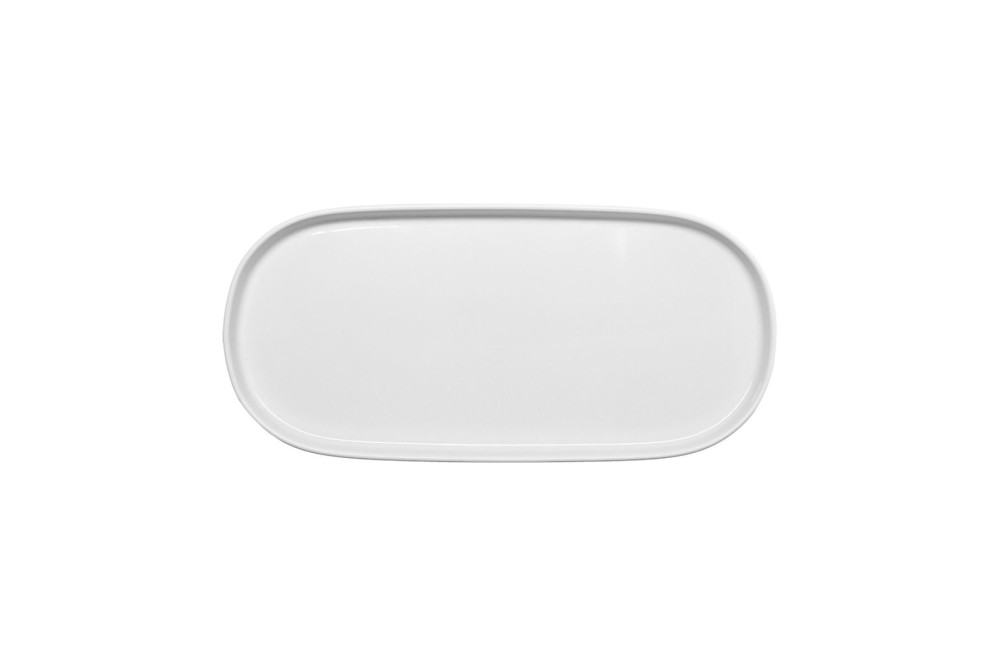 ESTIA ΠΙΑΤΕΛΑ ΟΒΑΛ KYRA 36cm ΛΕΥΚΗ