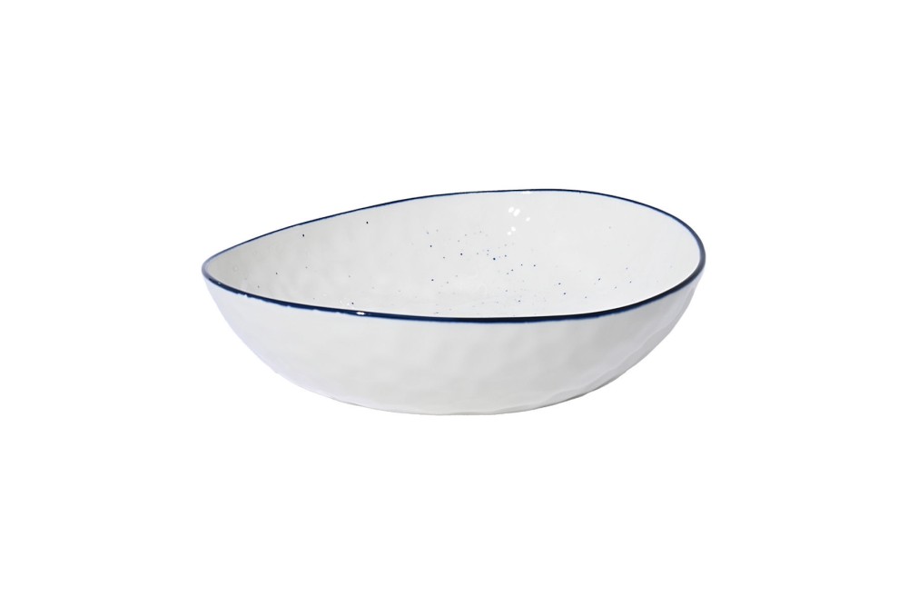 ESTIA ΠΙΑΤΟ ΒΑΘΥ PEBBLES ΠΟΡΣΕΛΑΝΙΝΟ 20cm