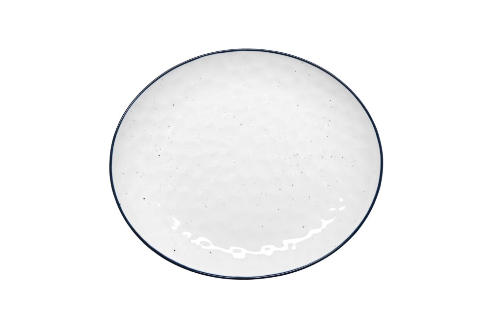 ESTIA ΠΙΑΤΟ ΡΗΧΟ PEBBLES ΠΟΡΣΕΛΑΝΙΝΟ 28cm