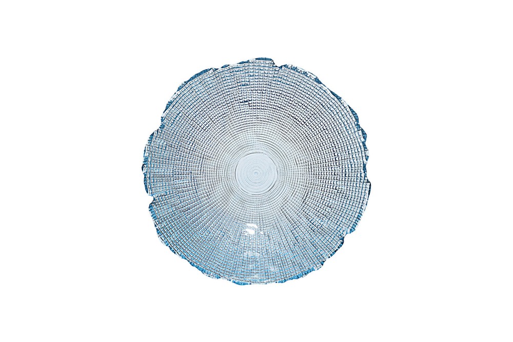 ESTIA ΜΠΟΛ ΓΥΑΛΙΝΟ ROCHE 16x5cm ΜΠΛΕ