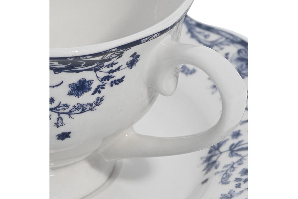 ESTIA ΦΛΥΤΖΑΝΙ ΚΑΦΕ REVERIE BLUE 220ml ΜΕ ΠΙΑΤΑΚΙ