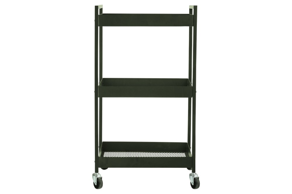 ESTIA  ΤΡΟΛΕΪ ΑΠΟΘΗΚΕΥΣΗΣ MODUS ΜΕΤΑΛΛΙΚΟ ΜΕ 3 ΡΑΦΙΑ OLIVE