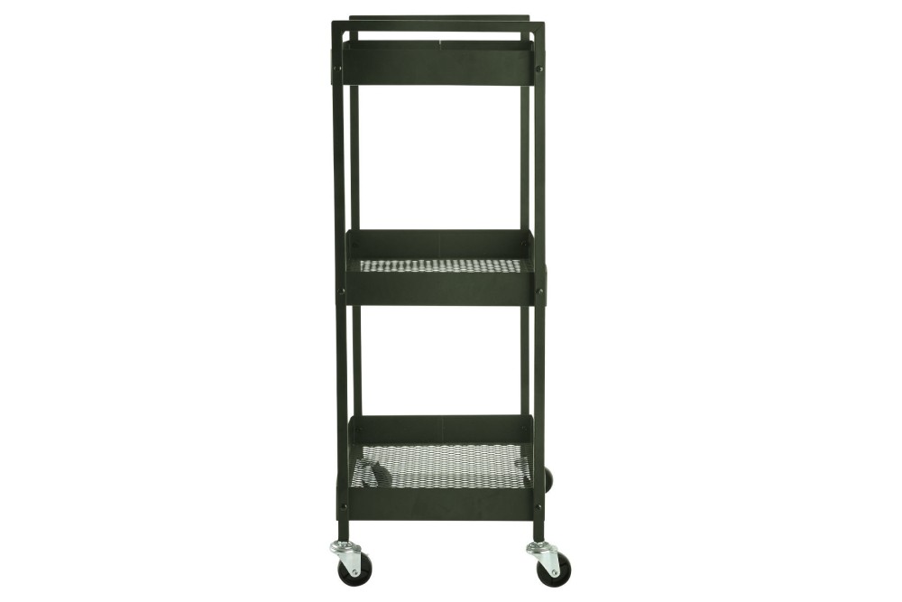 ESTIA  ΤΡΟΛΕΪ ΑΠΟΘΗΚΕΥΣΗΣ MODUS ΜΕΤΑΛΛΙΚΟ ΜΕ 3 ΡΑΦΙΑ OLIVE