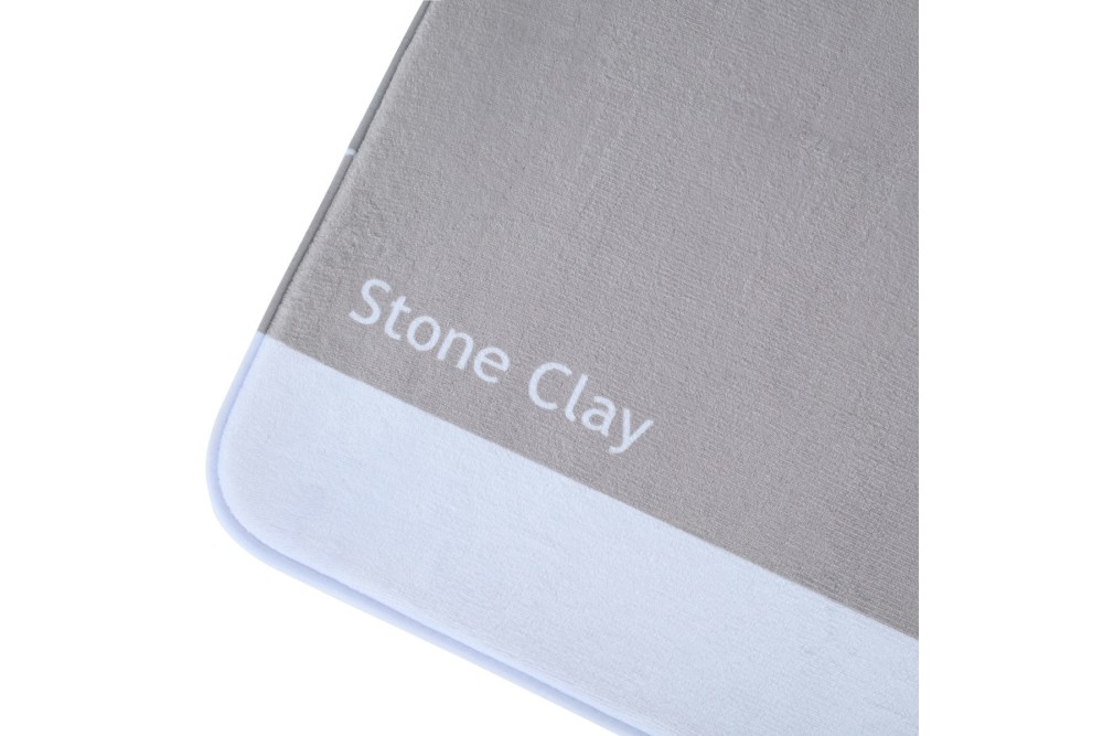 ESTIA ΤΑΠΕΤΟ ΜΠΑΝΙΟΥ TONE LAB 50x80cm STONE CLAY