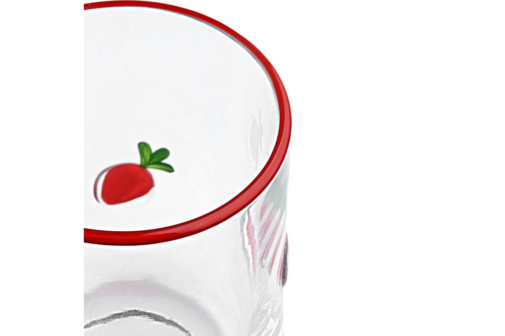 ESTIA ΠΟΤΗΡΙ ΝΕΡΟΥ HANDMARK ΓΥΑΛΙΝΟ ΦΡΑΟΥΛΕΣ 420ml ΣΕΤ 6ΤΕΜ.