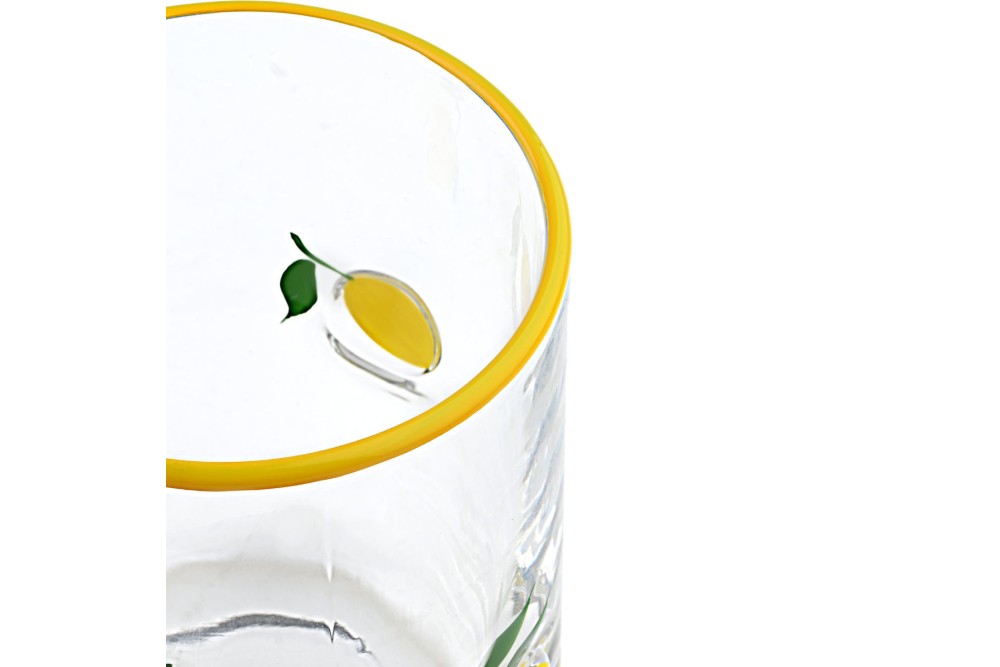 ESTIA ΠΟΤΗΡΙ ΝΕΡΟΥ HANDMARK ΓΥΑΛΙΝΟ ΛΕΜΟΝΙΑ 420ml ΣΕΤ 6ΤΕΜ.