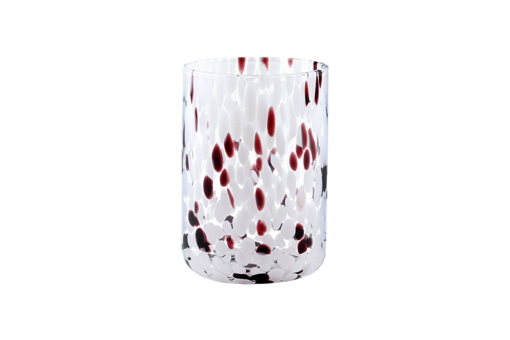 ESTIA ΠΟΤΗΡΙ ΝΕΡΟΥ ΧΑΜΗΛΟ COLORBURST ΓΥΑΛΙΝΟ 360ml ΡΟΖ/ΜΟΒ