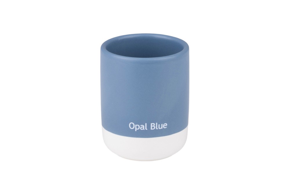ESTIA ΠΟΤΗΡΑΚΙ ΜΠΑΝΙΟΥ TONE LAB ΚΕΡΑΜΙΚΟ OPAL BLUE