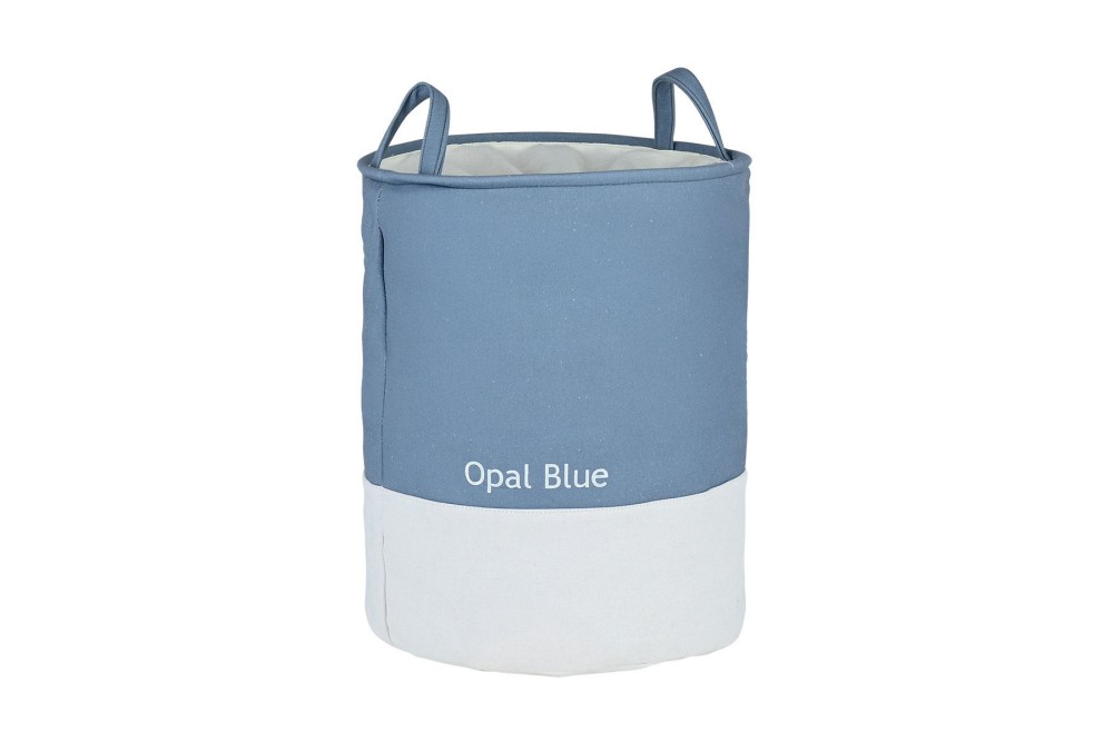 ESTIA ΚΑΛΑΘΙ ΑΠΛΥΤΩΝ TONE LAB ΜΕ ΧΕΡΟΥΛΙΑ 35x35x50cm OPAL BLUE