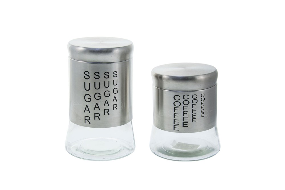 Βάζο αποθήκευσης Μεταλλικό Sugar