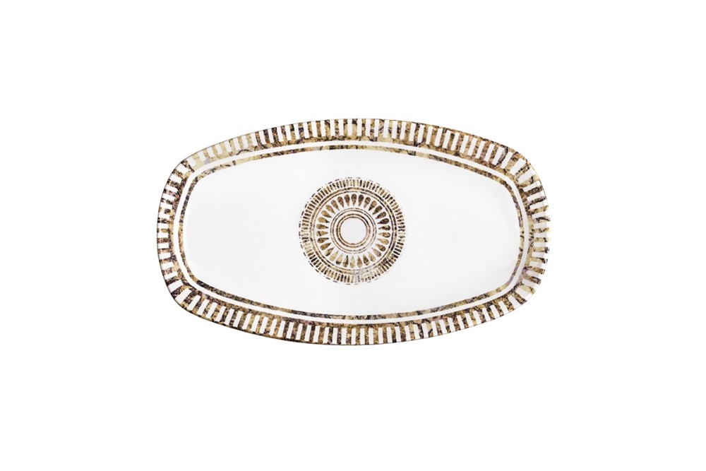 ΠΙΑΤΕΛΑ ΠΟΡΣΕΛΑΝΙΝΗ ΟΒΑΛ ETHNIC 34cm.