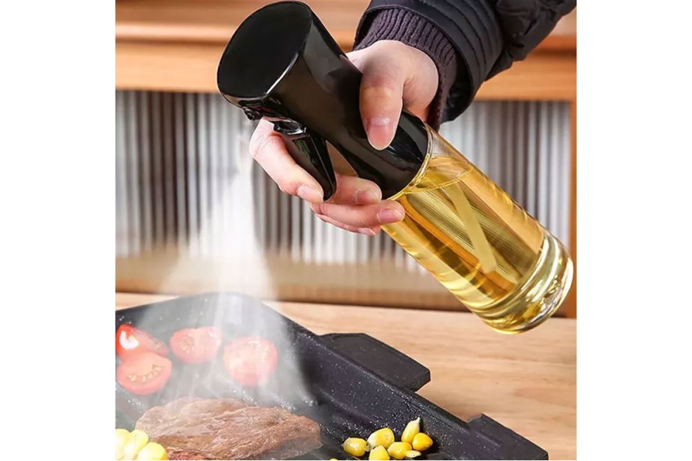 Μπουκάλι λαδιού γυάλινο με ψεκαστήρα 200ml.