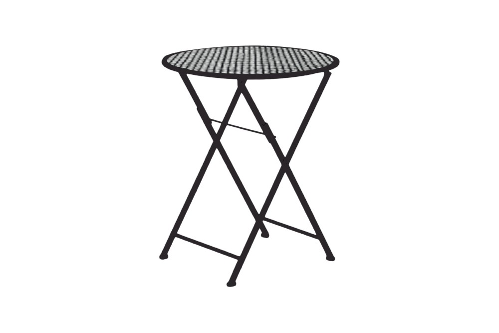 Σετ Τραπεζαρίας Κήπου 3 τεμαχίων Μεταλλικό Ανακλινόμενο Bistro Black Σετ Τραπεζαρίας Κήπου 3 τεμαχίων Μεταλλικό Ανακλινόμενο Bistro Black