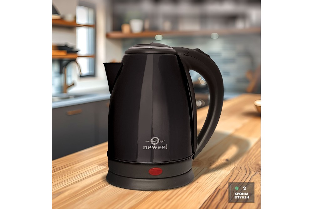 Βραστήρας Inox Black 1500W 1,8lt.