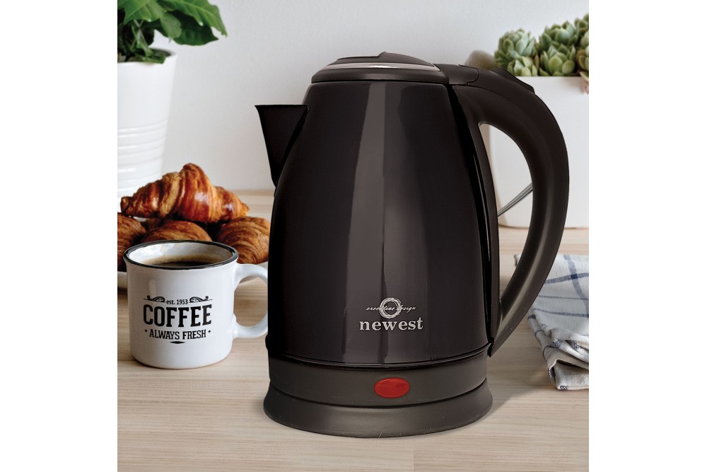 Βραστήρας Inox Black 1500W 1,8lt.