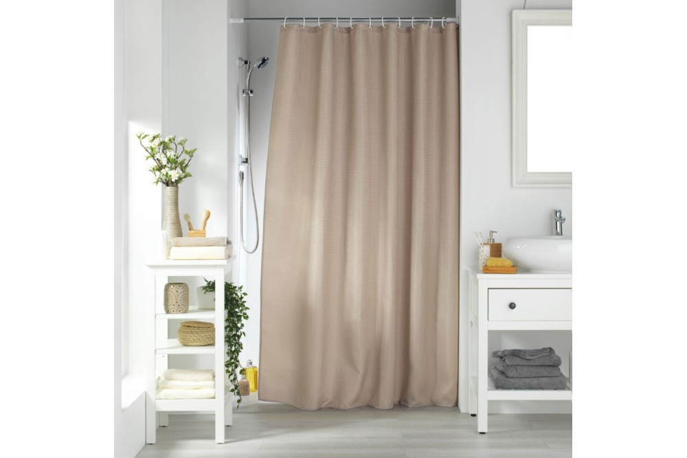 Κουρτίνα Μπάνιου Puerto Beige 180x200cm