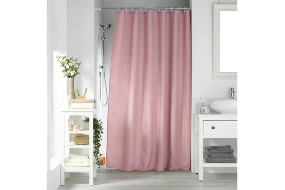 Κουρτίνα Μπάνιου Puerto Dusty Pink 180x200cm