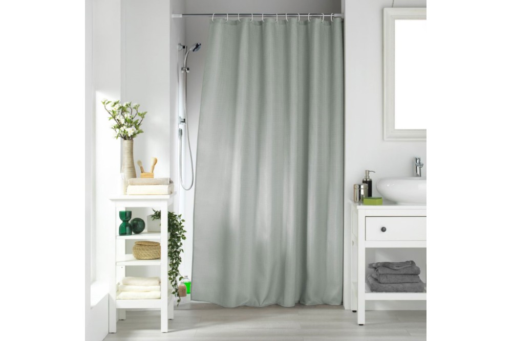 Κουρτίνα Μπάνιου Puerto Grey 180x200cm