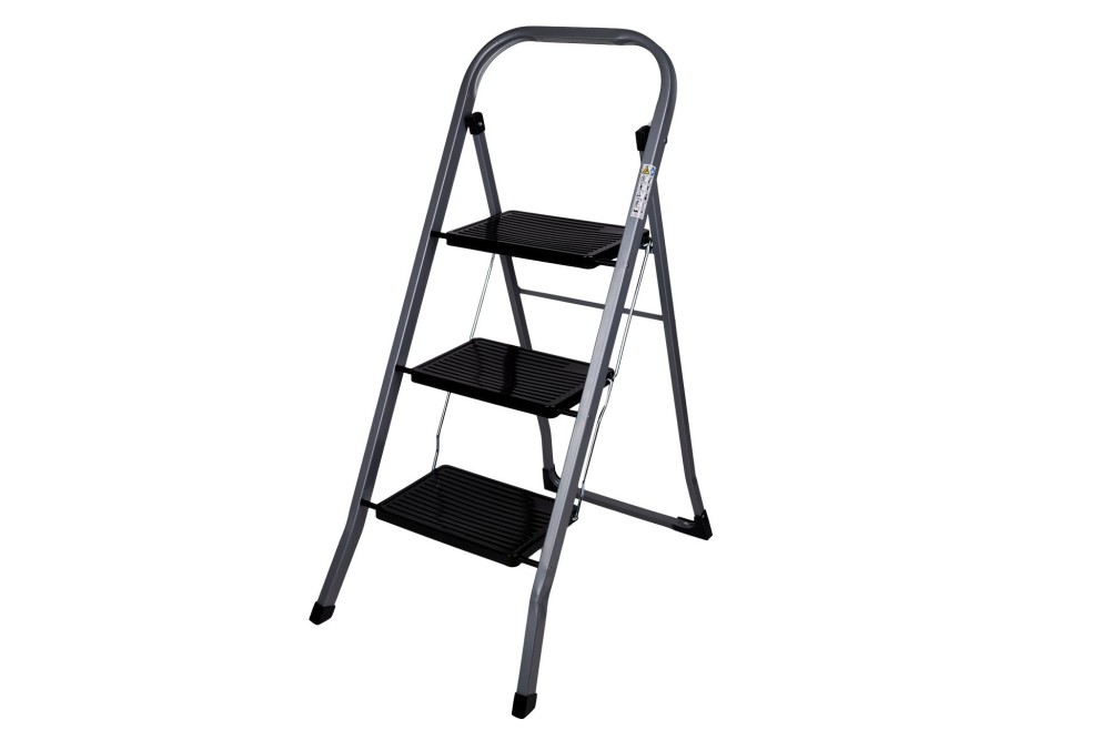 Σκαλοσκαμπό Μεταλλικό "Χρώμα" 3 σκαλιών