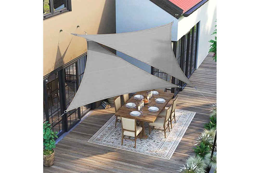 Τριγωνικό Πανί Σκίασης Grey 3x3x3m.