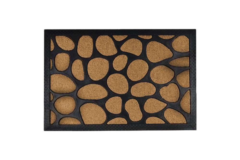 Ποδόμακτρο Βότσαλο Brown 40x60cm