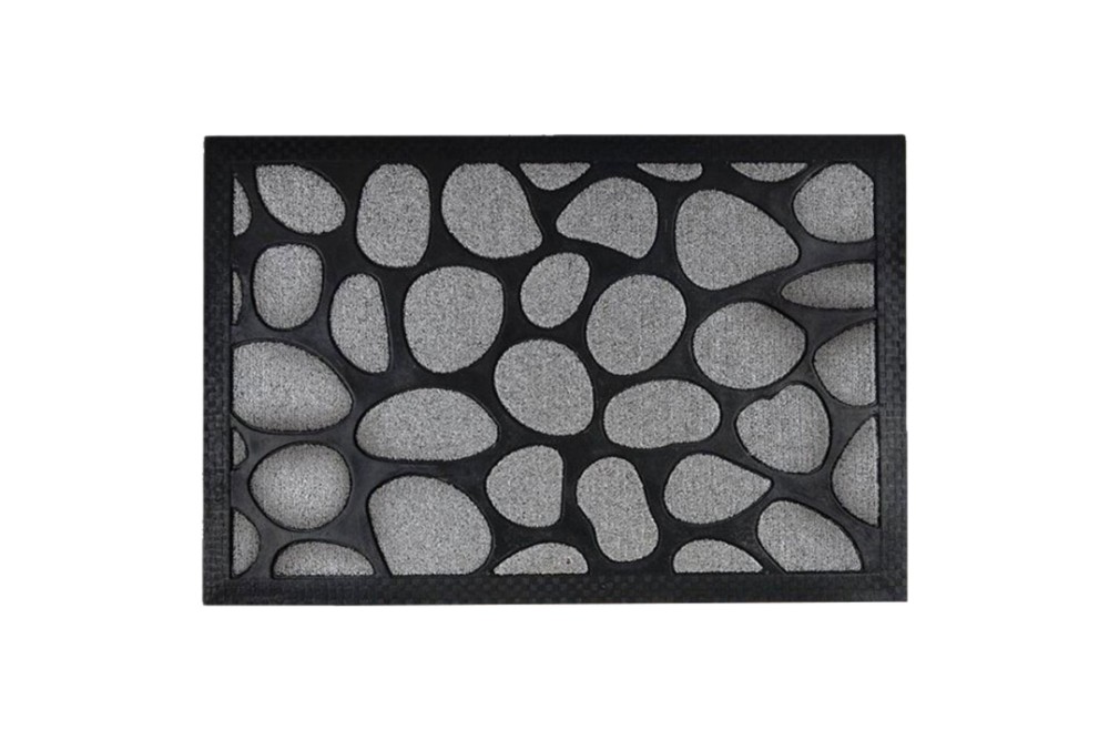 Ποδόμακτρο Βότσαλο Grey 40x60cm