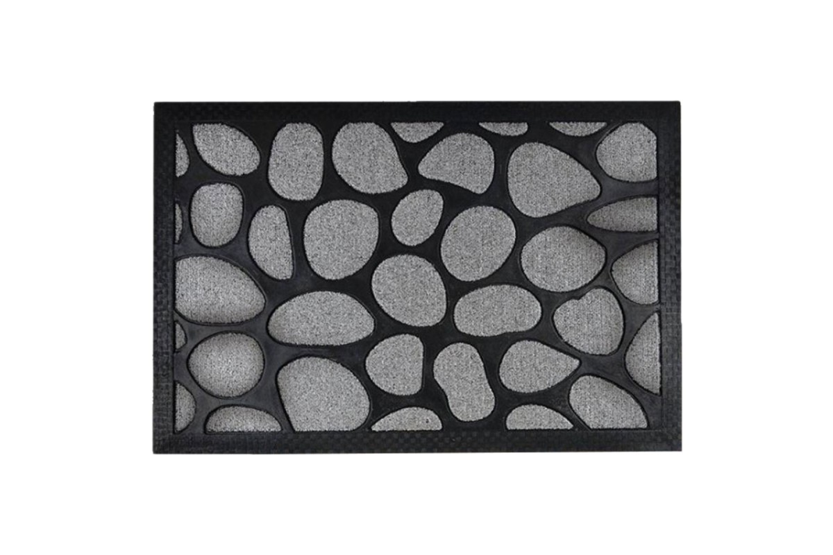 Ποδόμακτρο Βότσαλο Grey 40x60cm