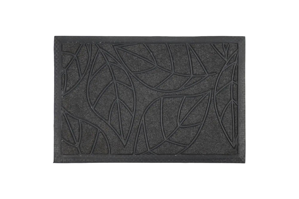 Ποδόμακτρο Φύλλο Grey 40x60cm