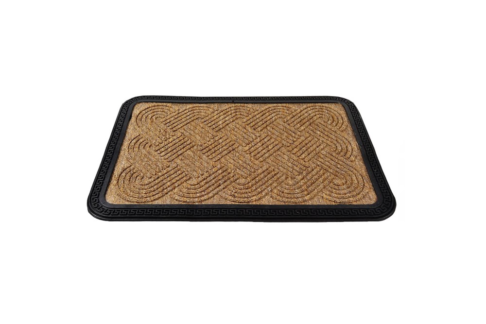 Ποδόμακτρο Πλέξη Brown 40x60cm