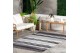 Χαλάκι Ψάθα Naturalle Grey 160x220cm.