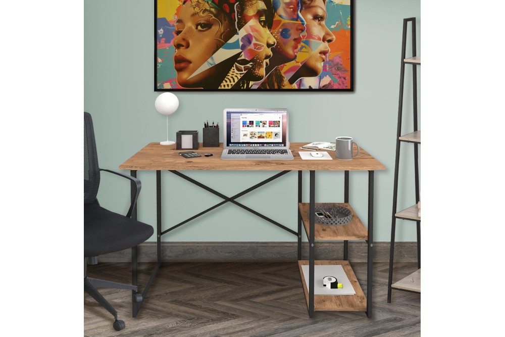 Γραφείο Berlin με μεταλλικό σκελετό 120x54x73cm. Γραφείο Berlin με μεταλλικό σκελετό 120x54x73cm.