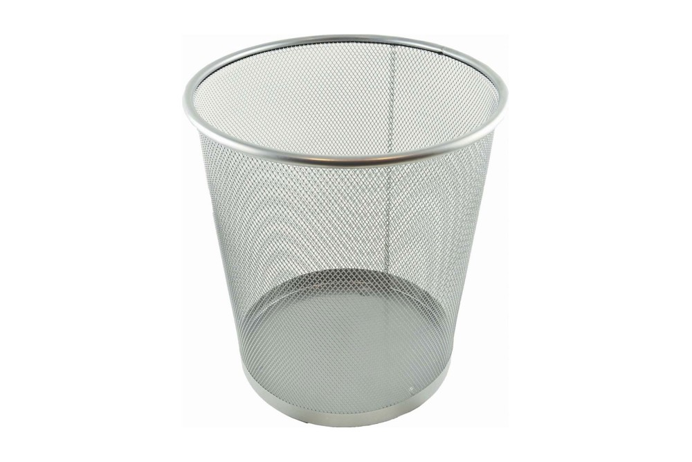 Καλάθι αχρήστων SILVER 26x28cm.