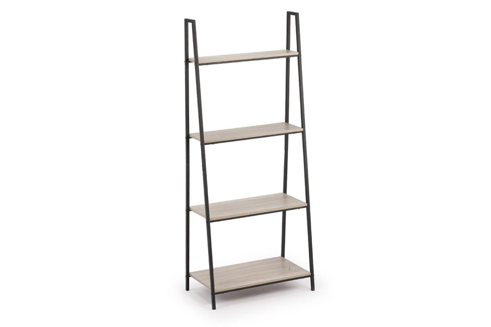 Ραφιέρα βιβλιοθήκη Pyramid με 4 ράφια 60x32x148cm.