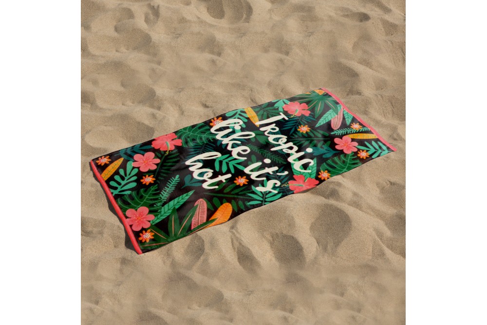 Πετσέτα θαλάσσης Suede Tropic Microfiber 80x160cm. Πετσέτα θαλάσσης Suede Tropic Microfiber 80x160cm.